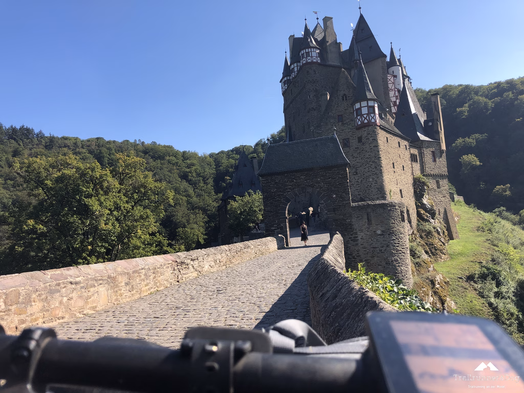 Schmaler Moselsteig-Trail im Wald hinter Cochem