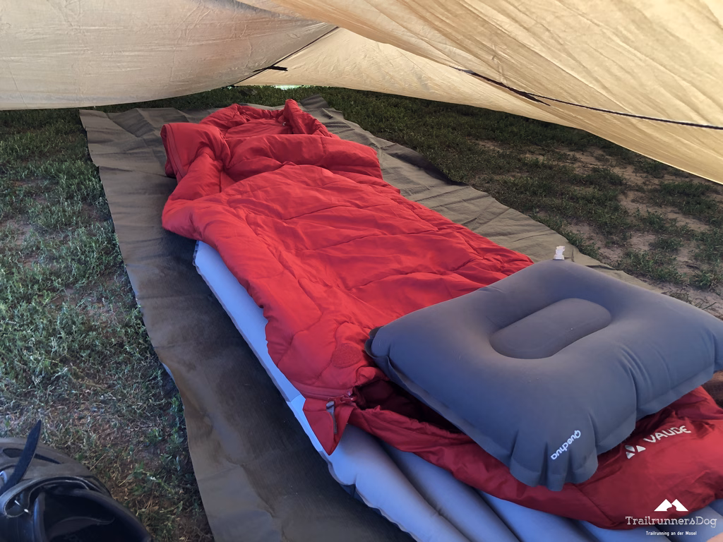 Zubereitung des Abendessens auf dem Campingplatz in Bullay